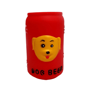 Brinquedo Vinil Dog Beer Latinha Color