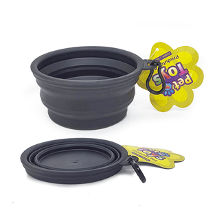 Comedouro E Bebedouro Retrátil Para Cães E Gatos Sortido - 400Ml