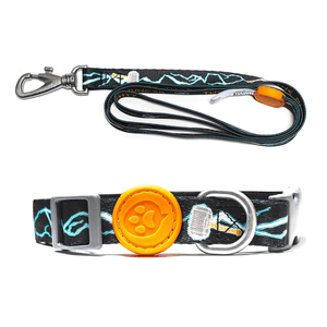 Kit guia + Coleira em Nylon piticas Thor - PP