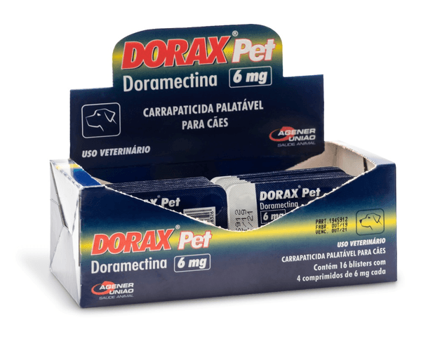 Dorax 6 Mg 4 Comprimidos American Pet