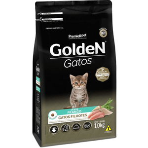 Ração Seca Golden Gatos Filhotes Frango - 1Kg