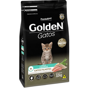 Ração Seca Golden Gatos Filhotes Frango - 3Kg