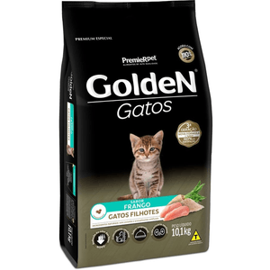 Ração Seca Golden Gatos Filhotes Frango - 10,1Kg