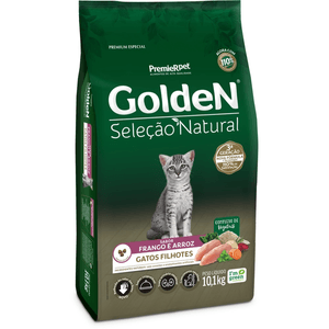 Ração Seca Golden Seleção Natural Gatos Filhotes - 10,1Kg