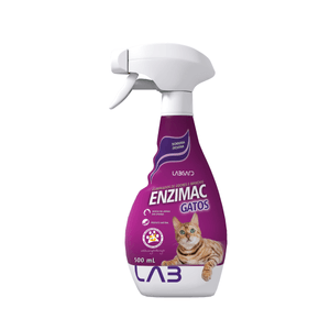 Eliminador De Odores E Manchas Labgard Enzimac Gatos - 500Ml