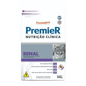 Ração Seca Premier Pet Nutrição Clinica Gatos Renal - 500G