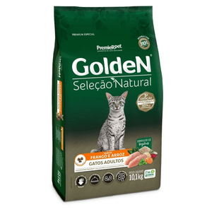 Ração Seca Golden Seleção Natural Gatos Adultos  - 10,1Kg