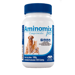 Suplemento Alimentar Vetnil Aminomix Pet - 120 Comprimidos