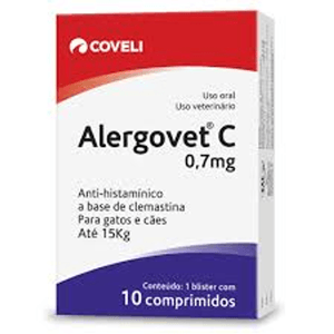 Antialérgico Coveli Alergovet C - 0,7Mg