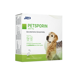 Antibiótico Mundo Animal Petsporin  - 12 Comprimidos