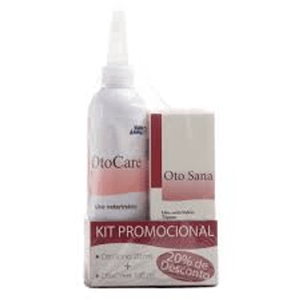Kit Para Tratamento Otológico Otocare E Otosana