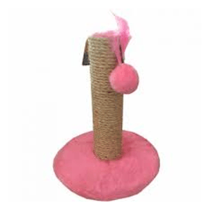 Arranhador Plataforma Média  Pelúcia Lisa - Rosa