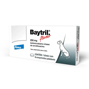 Antibiótico Elanco Baytril Flavour - 250 Mg