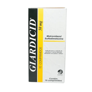 Antibacteriano Giardicid 50Mg - 10 Comprimidos