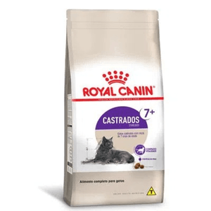 Ração Seca Royal Canin Castrados 7+ Para Gatos Adultos Castrados Acima De 7 Anos - 400 G