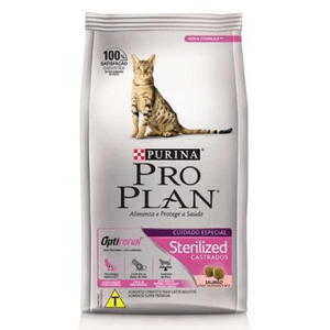 Pro Plan Ração Seca Para Gatos Castrados Salmão - 7,5Kg