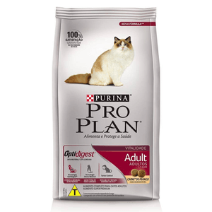 Pro Plan Ração Seca Para Gatos Adultos  Frango - 7,5Kg