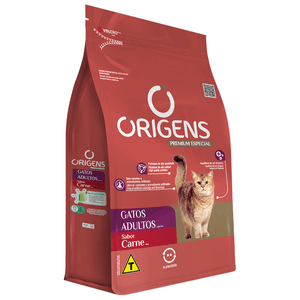 Ração Seca Origens Premium Especial Carne Gatos Adultos  - 1Kg