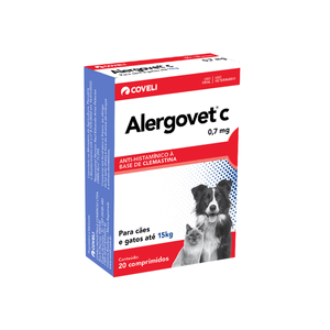 Alergovet C 0,7 Mg - 20 Comprimidos