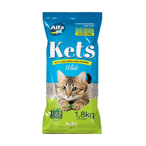 Granulado Higienico Kets White Sensitive - 1,8Kg