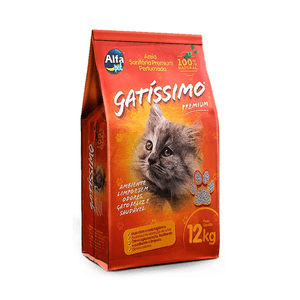 Areia Sanitaria Gatissimo - 12Kg