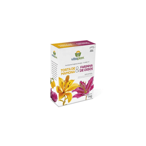 Fertilizante Torta De Mamona + Farinha De Osso Caixa Única - 1Kg