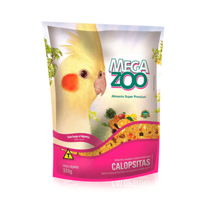 Ração Extrusada Calopsitas Frutas E Legumes - 350 G