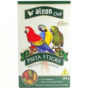 Ração Alcon Club Psita Sticks - 650G