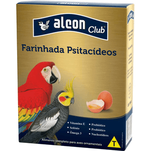 Ração Alcon Farinhada Com  Ovo Para Psitac - 200G