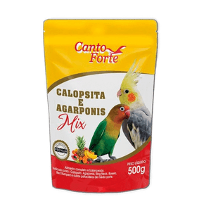 Ração Canto Forte Calopsita E Agapornis Mix - 500G