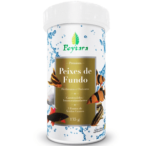 Ração Poytara Para Peixes De Fundo - 135G