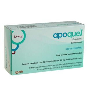 Zoetis Apoquel Tratamento Dermatológico Para Cães - 3,6Mg