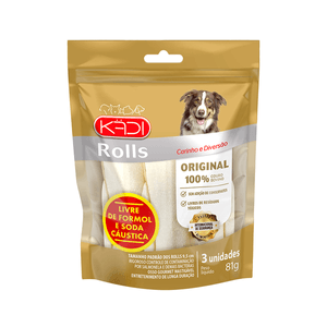 Osso Natural 8In1 Roll - 3 Unidades