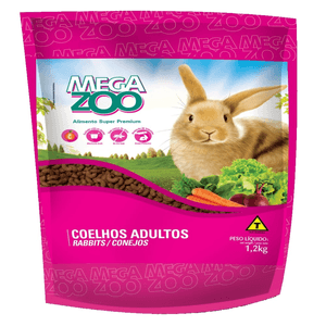 Megazoo Extrusada Coelhos Ornamentais - 1,2Kg