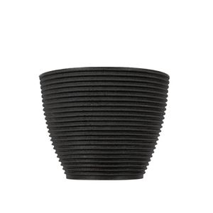 Vaso Cone Baixo Riscato AbsolutoNº022 - Preto