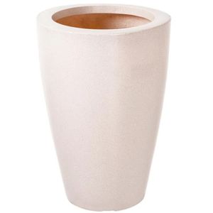 Vaso Cone Liso Marmore Nº55 - Branco