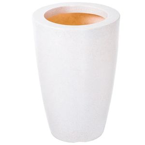 Vaso Cone Liso Marmore Nº45 - Branco