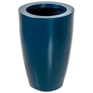 Vaso Cone Liso Macauba Nº45 - Azul