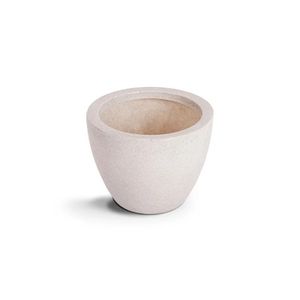 Vaso Cone Baixo  Marmore - Nº028  Branco