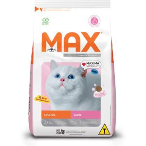 Ração Max Gatos Adultos  Carne - 10,1Kg