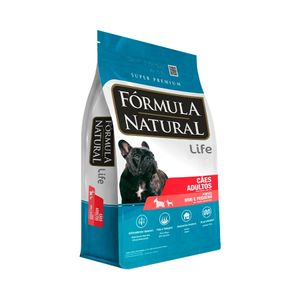 Ração Seca Fórmula Natural Life Super Premium Cães Adultos Porte Mini E Pequeno - 15Kg