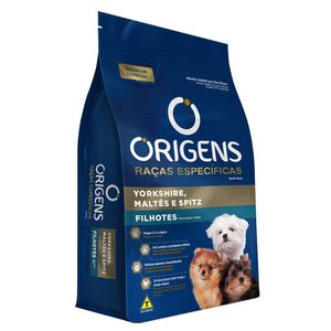 Ração Seca Origens Raças Específicas  Yorkshire, Maltsês E Spitz Filhotes  - 3Kg