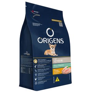 Ração Seca Origens Cães Sênior Porte Pequeno Frango E Cereais - 3Kg