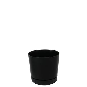 Vasart Vaso Rio 15 x 15 cm Preto