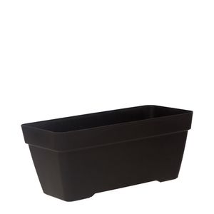 Vasart Floreira Sampa 40 x 17 cm Preto