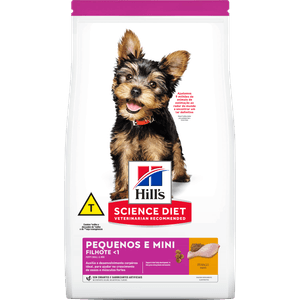 Ração Hill's Science Diet Cães Filhotes Raças Pequenas e Miniatura 2,4kg