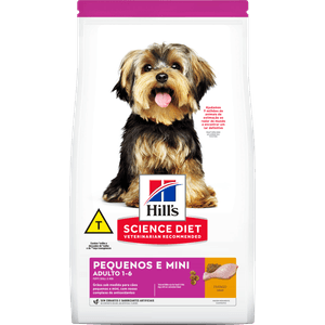 Ração Hill's Science Diet Cães Adultos Raças Pequenas e Miniatura 800g