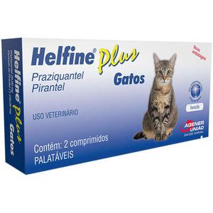 Helfine Plus Para Gatos 2 Comprimidos