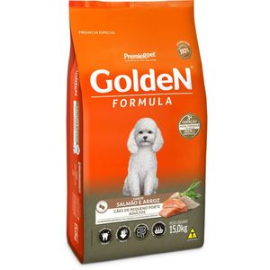 Ração Seca Golden Fórmula Cães Adultos  Mini Bits Salmão E Arroz - 15Kg