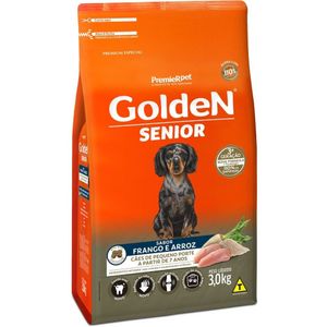 Ração Seca Golden Fórmula Cães Adultos  Mini Bits Sênior - 3Kg
